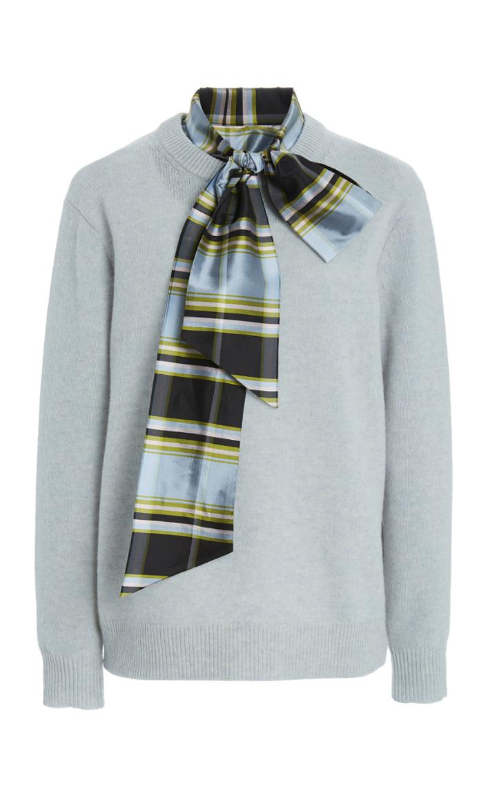 Moda Operandi Tory Burch Dickie Bow-embellished Pullover