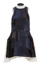 Moda Operandi Jil Sander Moana Color-block Silk Top Size: 32