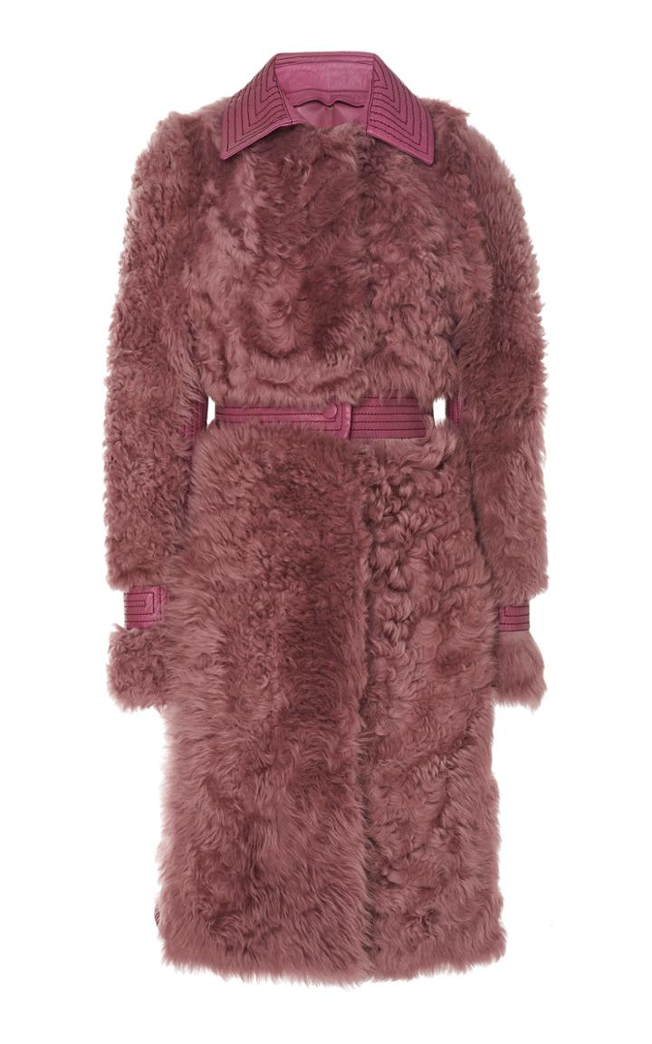 J. Mendel Reversible Leather-trimmed Shearling Jacket