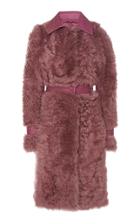 J. Mendel Reversible Leather-trimmed Shearling Jacket