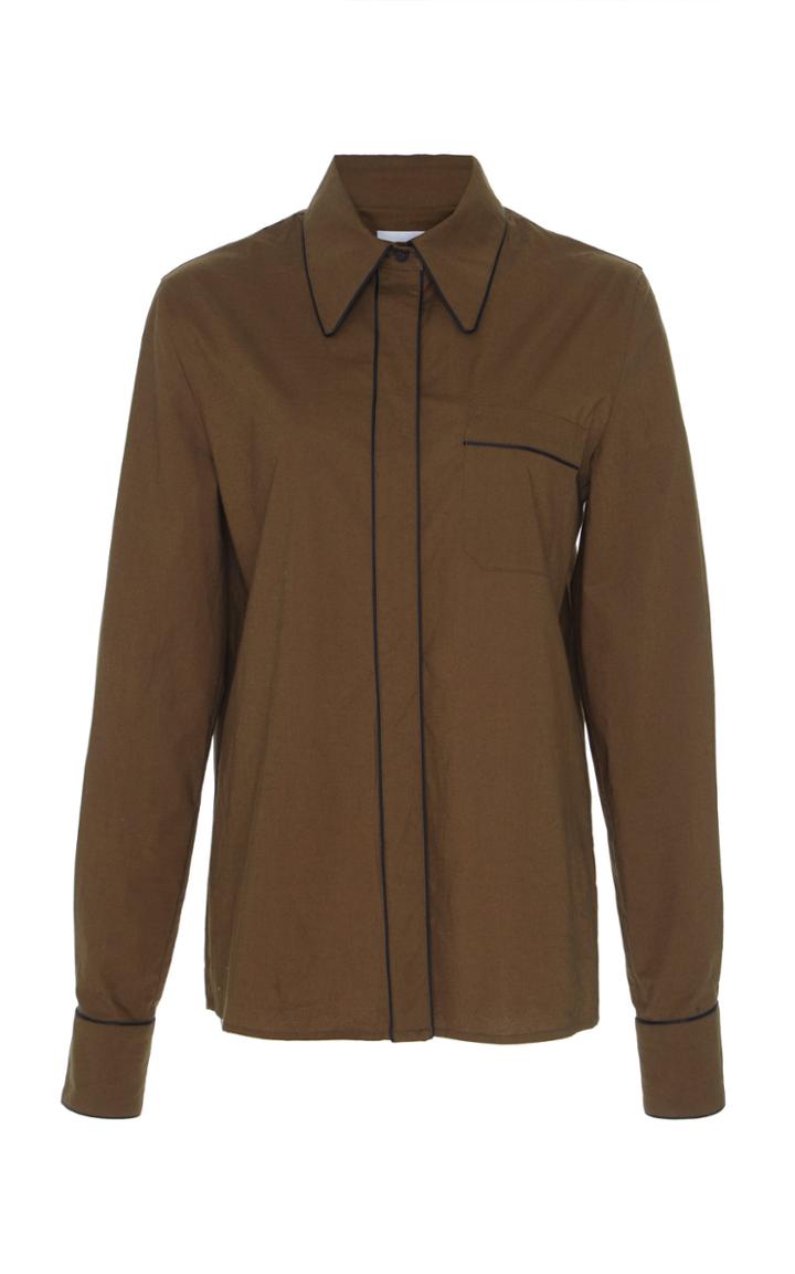 Dondup Button Down Long Sleeve Top
