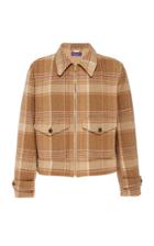 Ralph Lauren Harvick Newsboy Plaid Coat