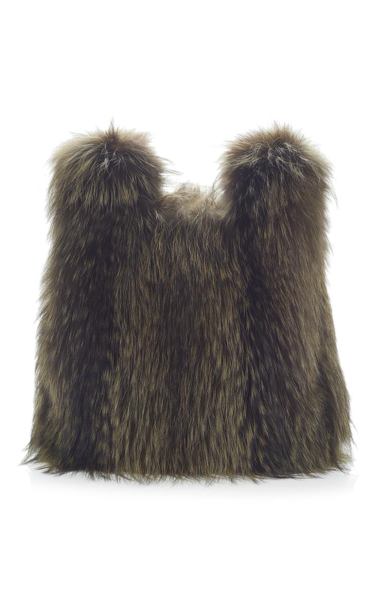 Simonetta Ravizza Fox Fur Tote