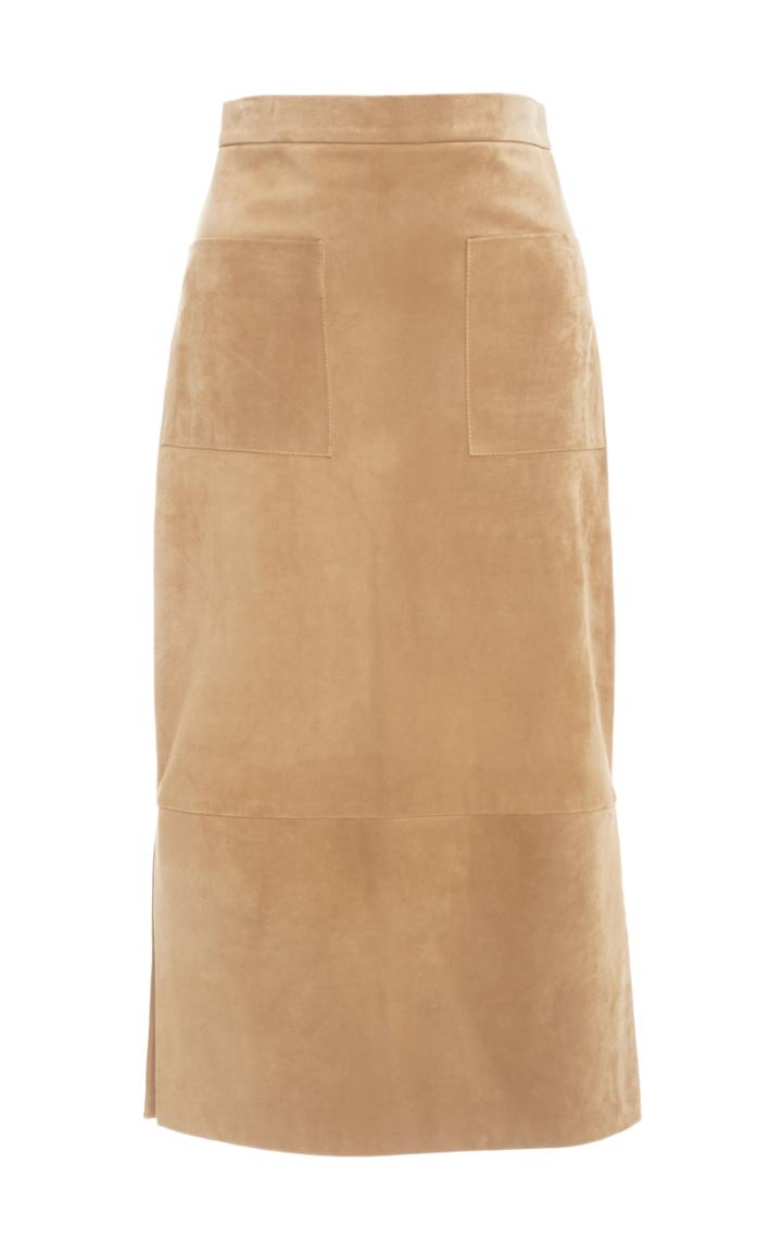 Cushnie Et Ochs Suede Odessa Skirt