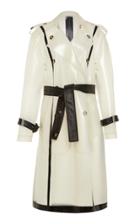 Proenza Schouler Collared Translucent Pvc-blend Trench Coat