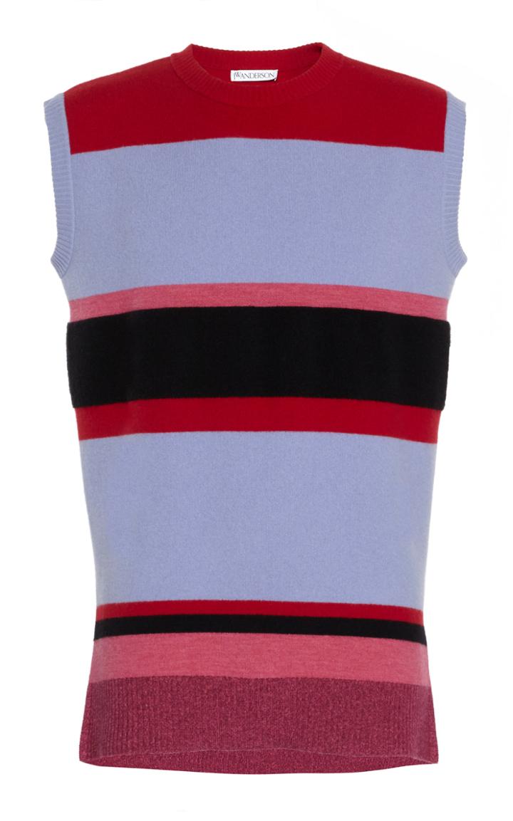 Jw Anderson Wide Stripe Sleevless Jumper