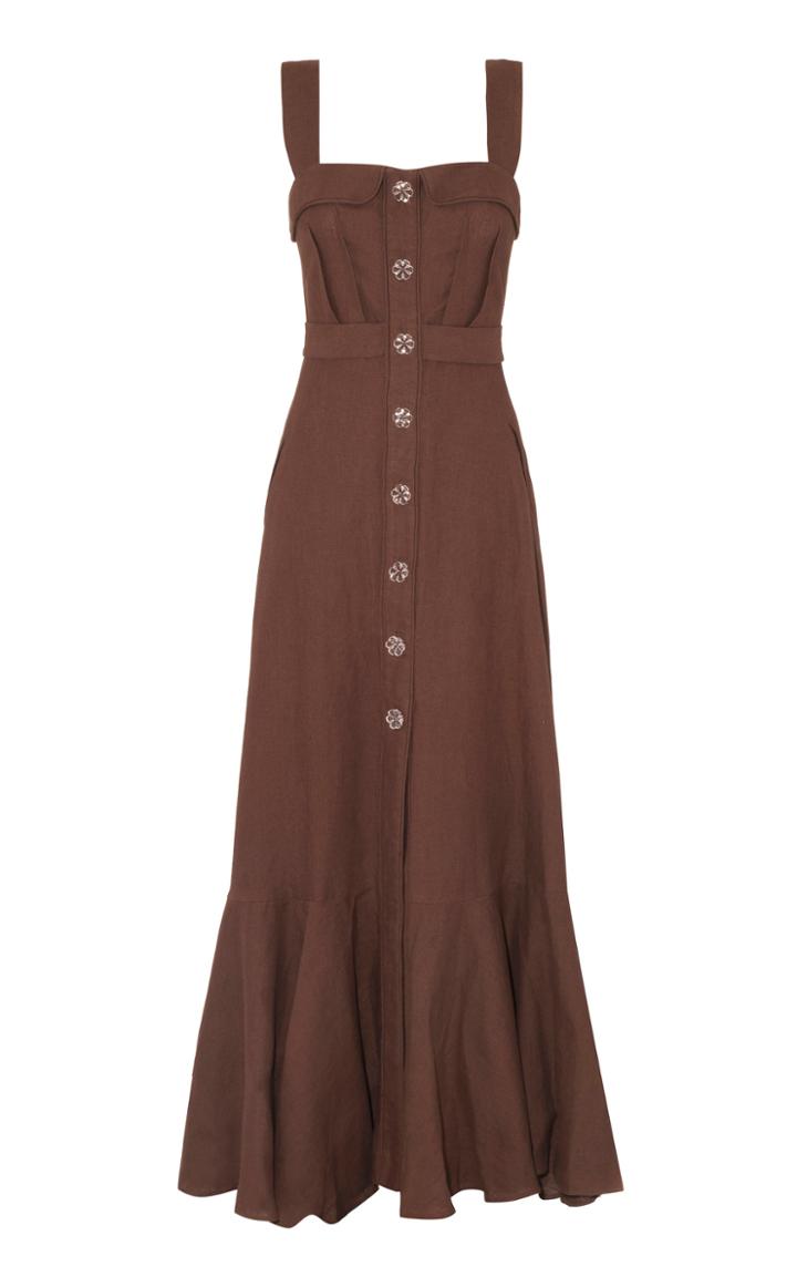 Anna Mason Olivia Linen Maxi Dress