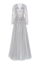 Jenny Packham Blanche Sequin Bodice Gown