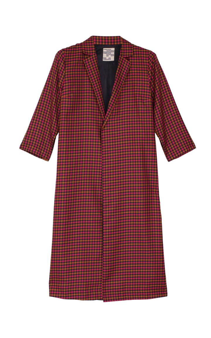 Baum Und Pferdgarten Bian Green Check Coat