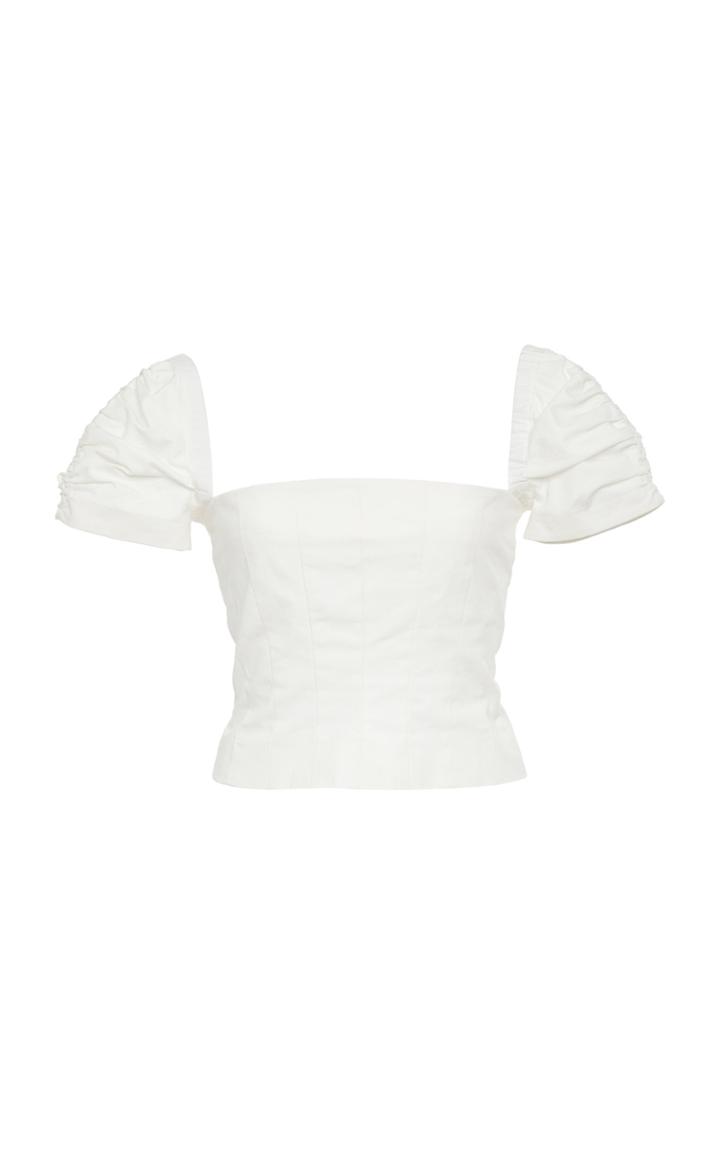 Brock Collection M'o Exclusive Osteopata Fitted Cotton Top