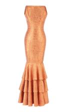 Bambah Double Ruffle Gown