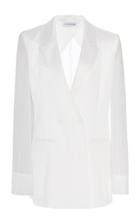 Moda Operandi Cushnie Sheer-paneled Silk-blend Blazer Size: 2