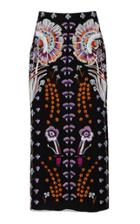 Temperley London Effie Embroidered Crepe And Tulle Midi Skirt