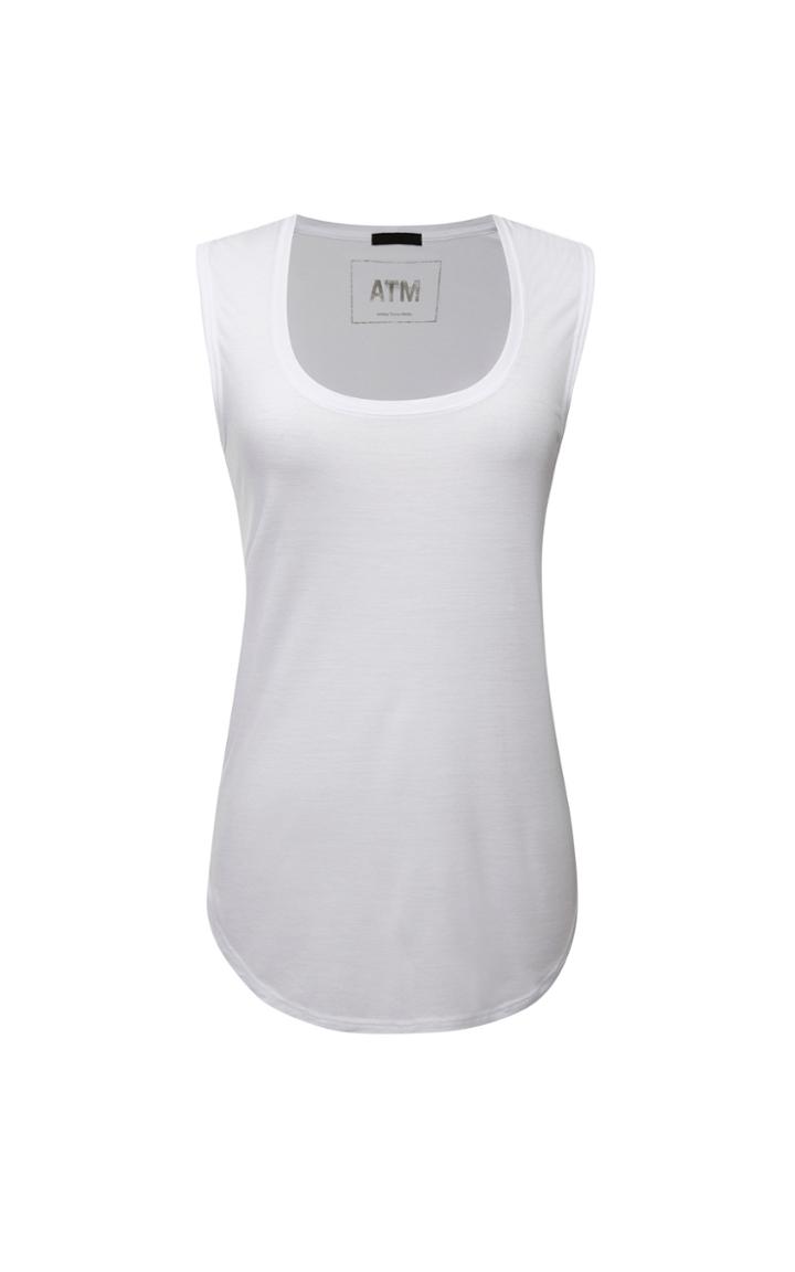 Atm Scoop Neck Tank Top