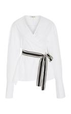 Diane Von Furstenberg Wraparound Ribbon Shirt