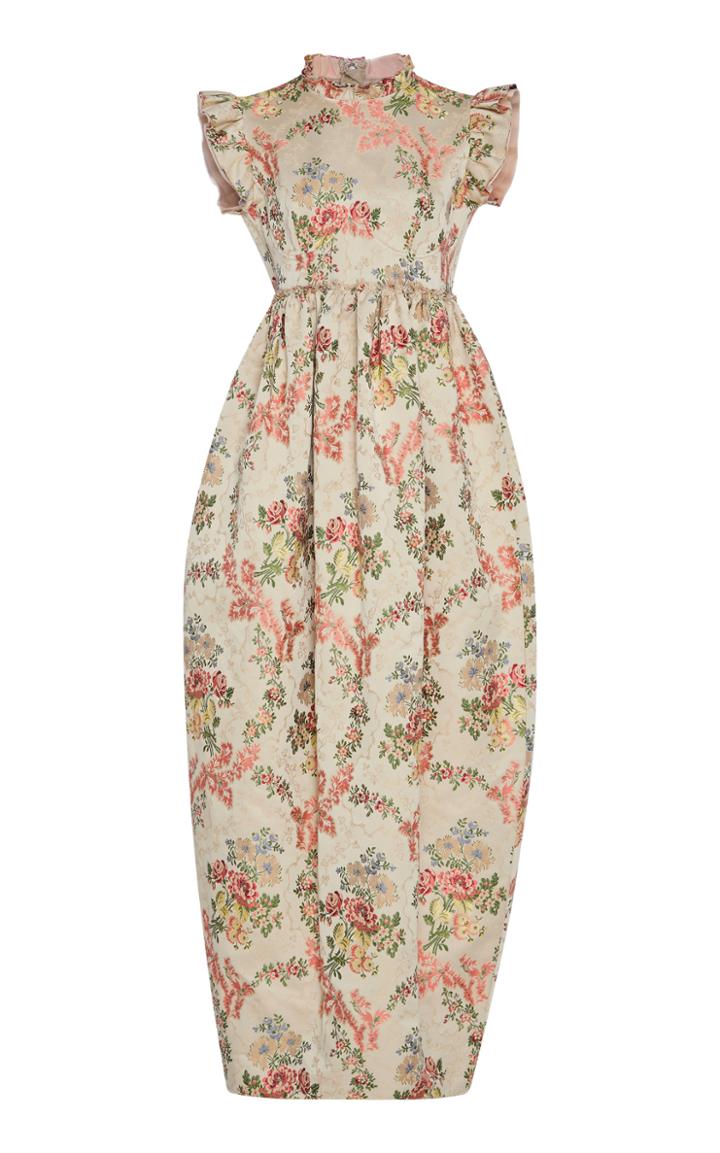 Brock Collection Patrizia Cotton-blend Floral Dress