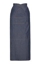 Situationist High-rise Maxi Denim Skirt