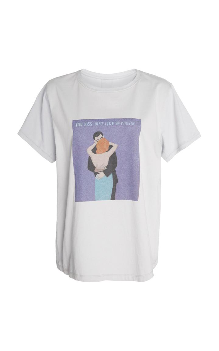 Zeynep Aray Printed Cotton-jersey T-shirt