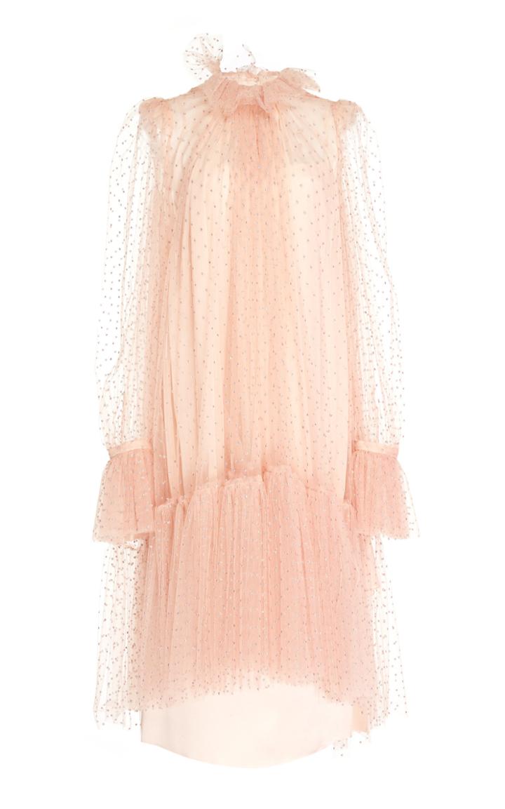 Adam Lippes Point D'esprit Trapeze Dress