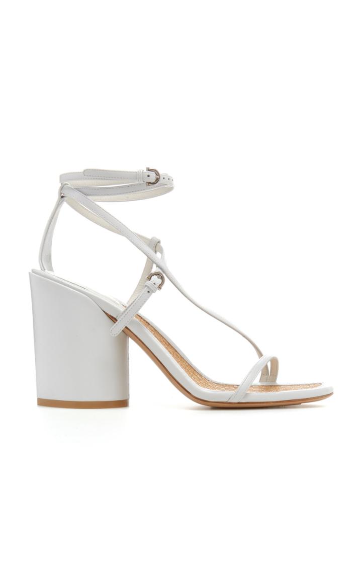 Moda Operandi Salvatore Ferragamo Strappy Leather Heels Size: 5.5