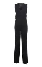 Akris Sleeveless Wool Double Face Jumpsuit