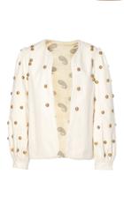 Alix Of Bohemia Limited Edition Cecile Hand-embroidered Gold Dome Jacket