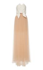 Delpozo Tulle Fil Coup Gown