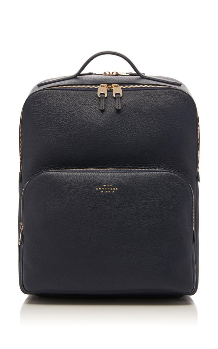 Moda Operandi Smythson Burlington Leather Backpack