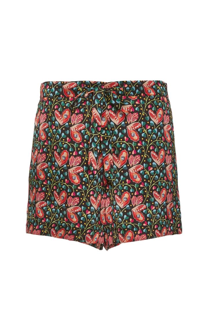 Moda Operandi Liberty London Coralie Jessa Printed Silk Shorts Size: S