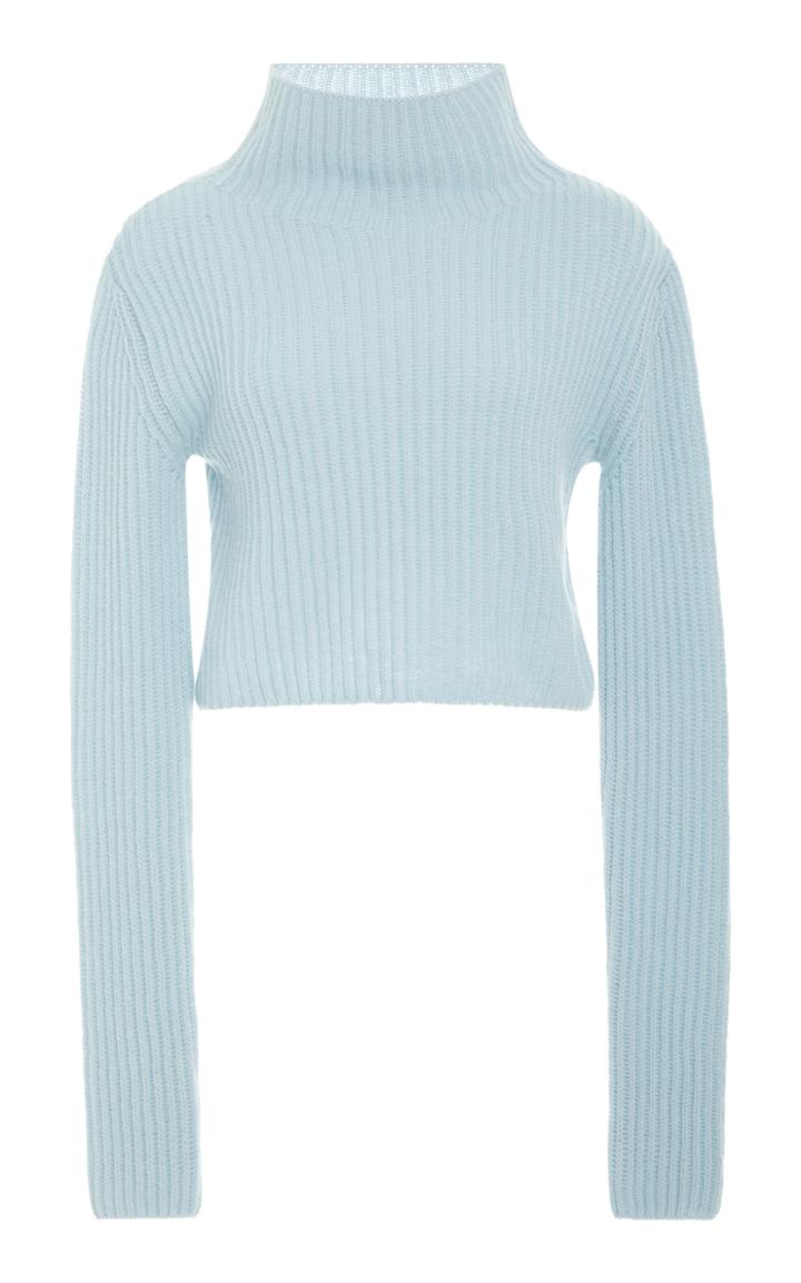 Ralph Lauren Long Sleeve Cropped Funnel Neck Top