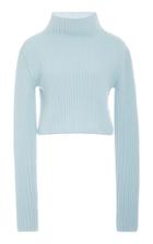 Ralph Lauren Long Sleeve Cropped Funnel Neck Top