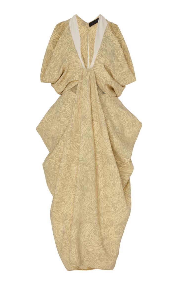 Moda Operandi Proenza Schouler Draped Cut-out Maxi Dress Size: 0