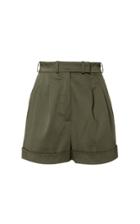 Martin Grant Pleated Rolled Up Cotton Short