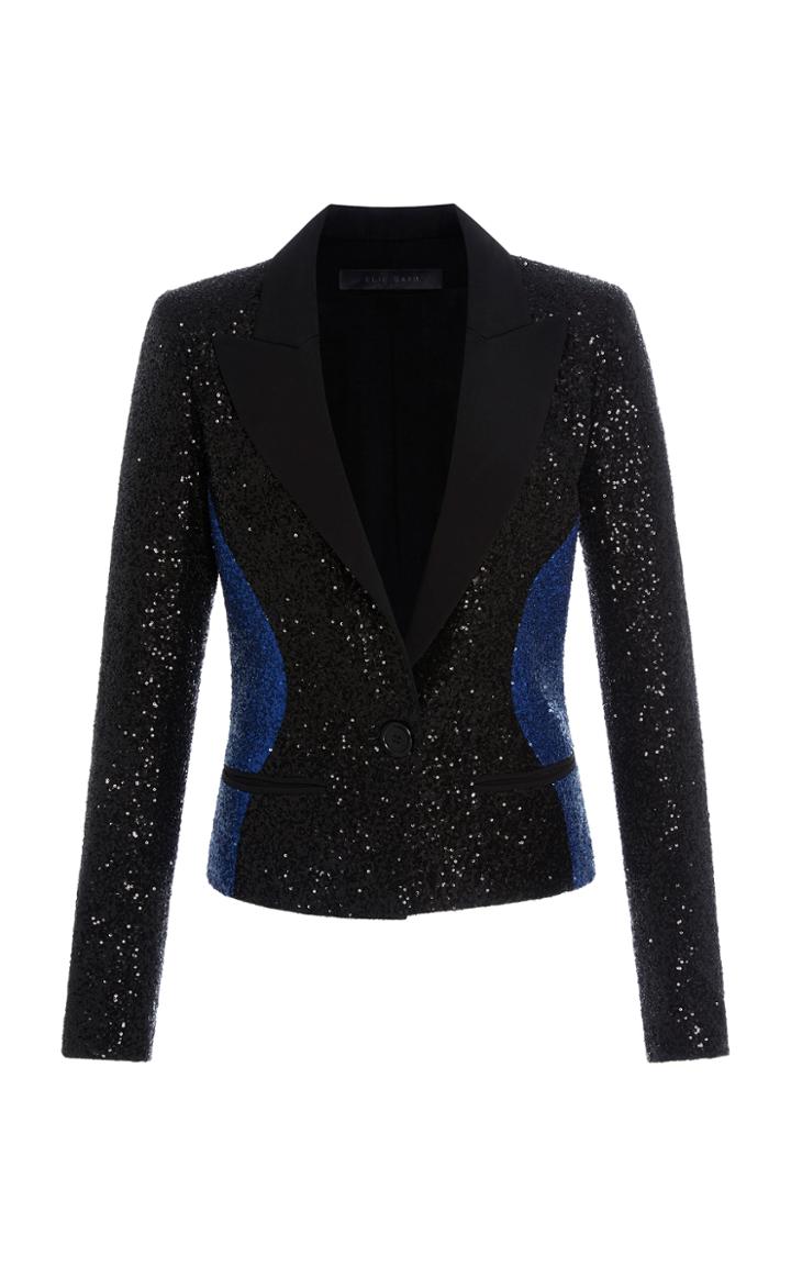 Elie Saab Sequin Embroidered Jacket