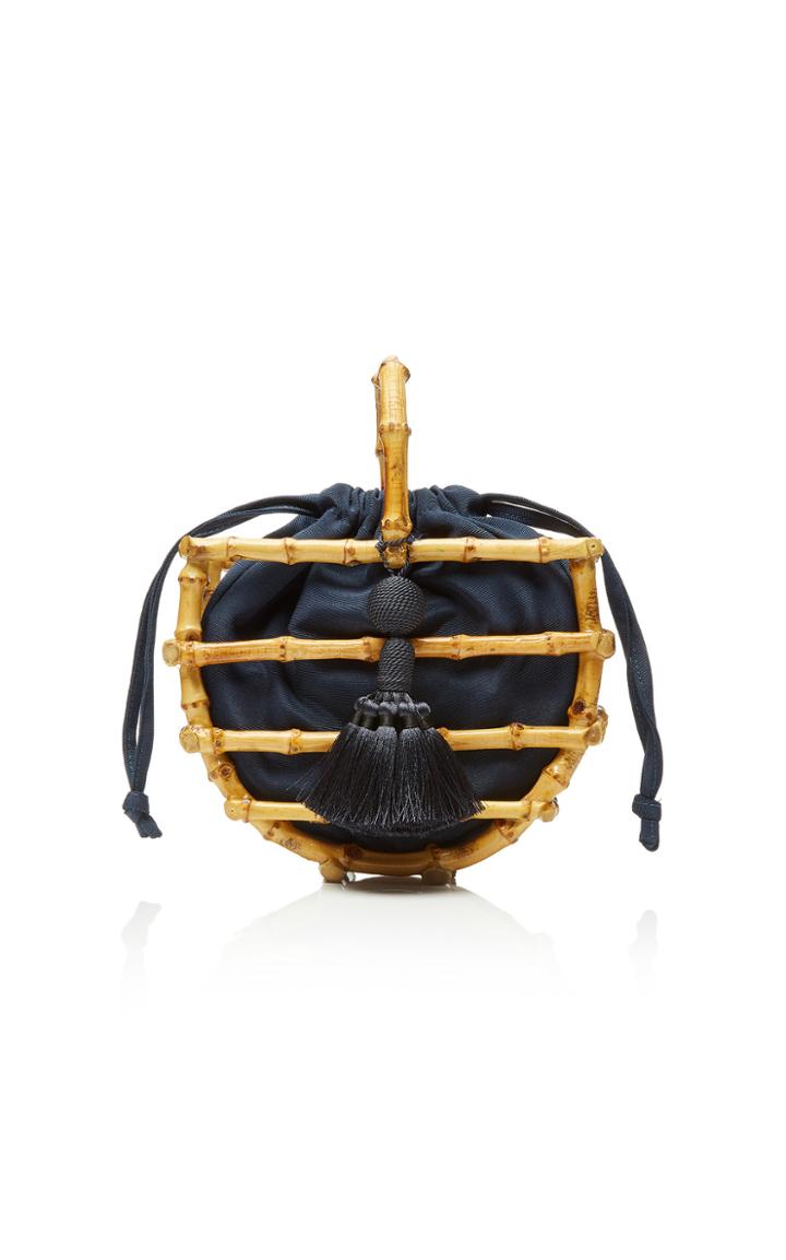 Glorinha Paranagua Luana Bamboo Cage Bag