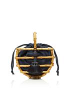 Glorinha Paranagua Luana Bamboo Cage Bag