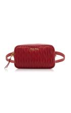 Miu Miu Quilted Leather Belt Bag