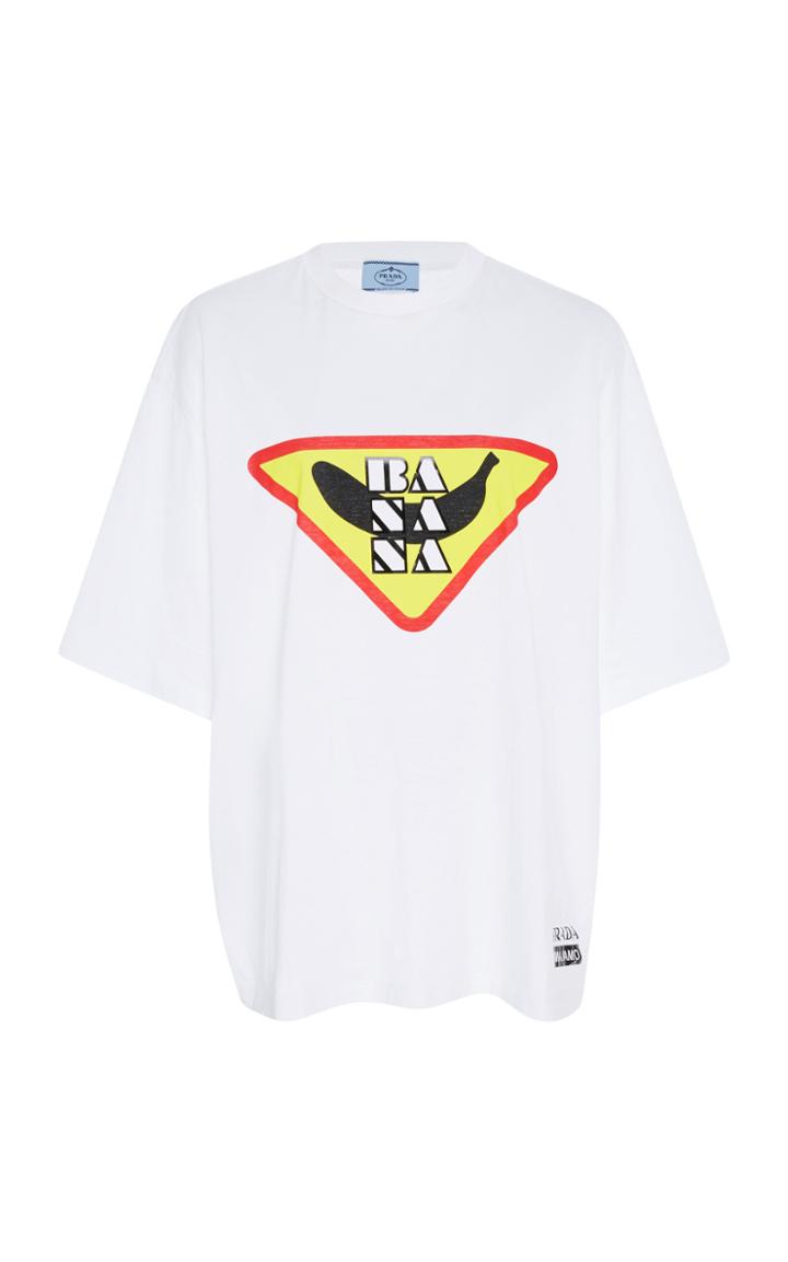 Prada Banana-print Jersey T-shirt