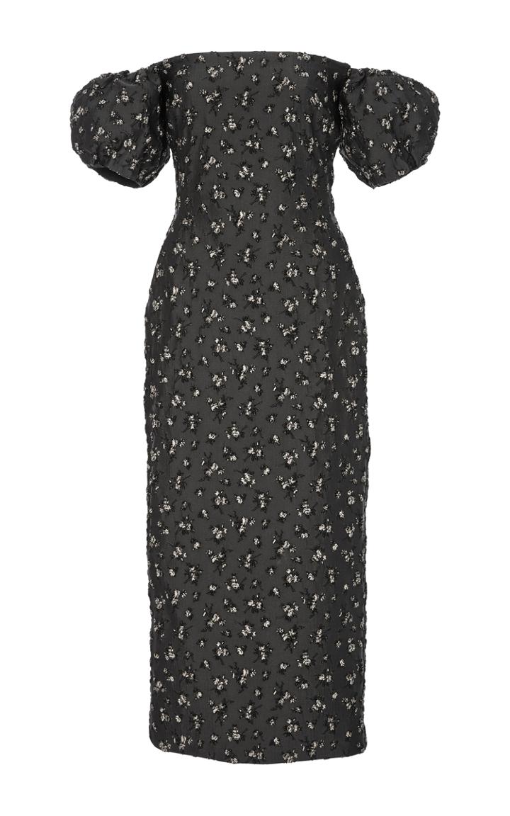 Brock Collection Off-the-shoulder Jacquard Dress