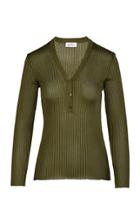 Moda Operandi Giuliva Heritage The Amelia Sweater Viscose Knit Green
