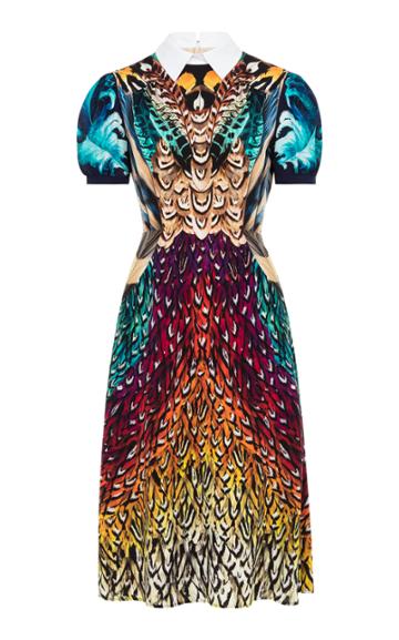 Mary Katrantzou Osprey Printed Knee Length Dress