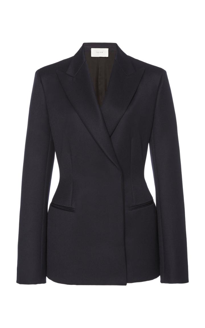 Moda Operandi The Row Lanois Wool Double-breasted Jacket Size: 0