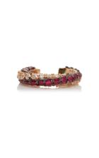 Tullia 14k Gold Diamond And Ruby Ear Cuff