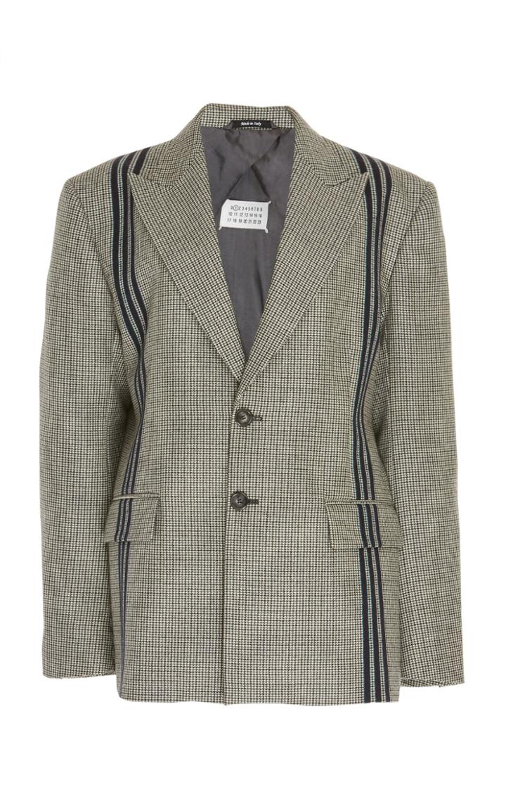 Maison Margiela Wool Stripe Blazer Jacket