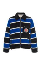 Moda Operandi Marni Jersey Striped Fleece Jacket Size: 48