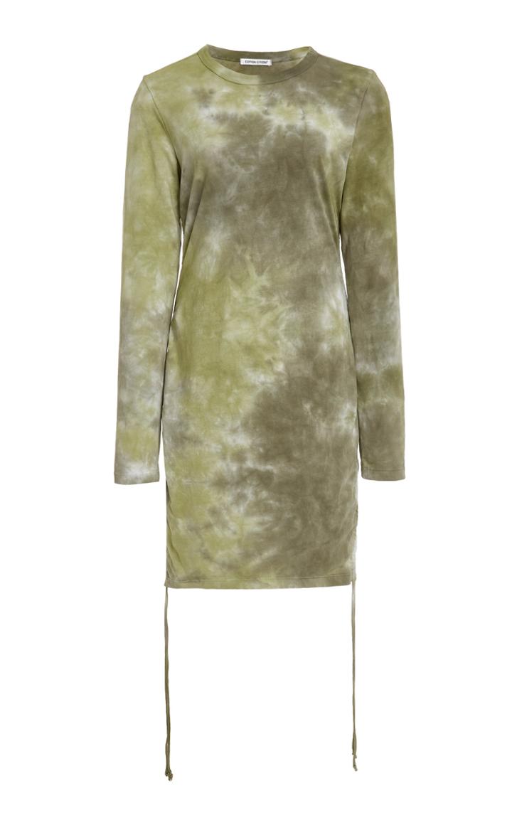 Cotton Citizen Lisbon Tie-dyed Cotton Jersey Mini T-shirt Dress