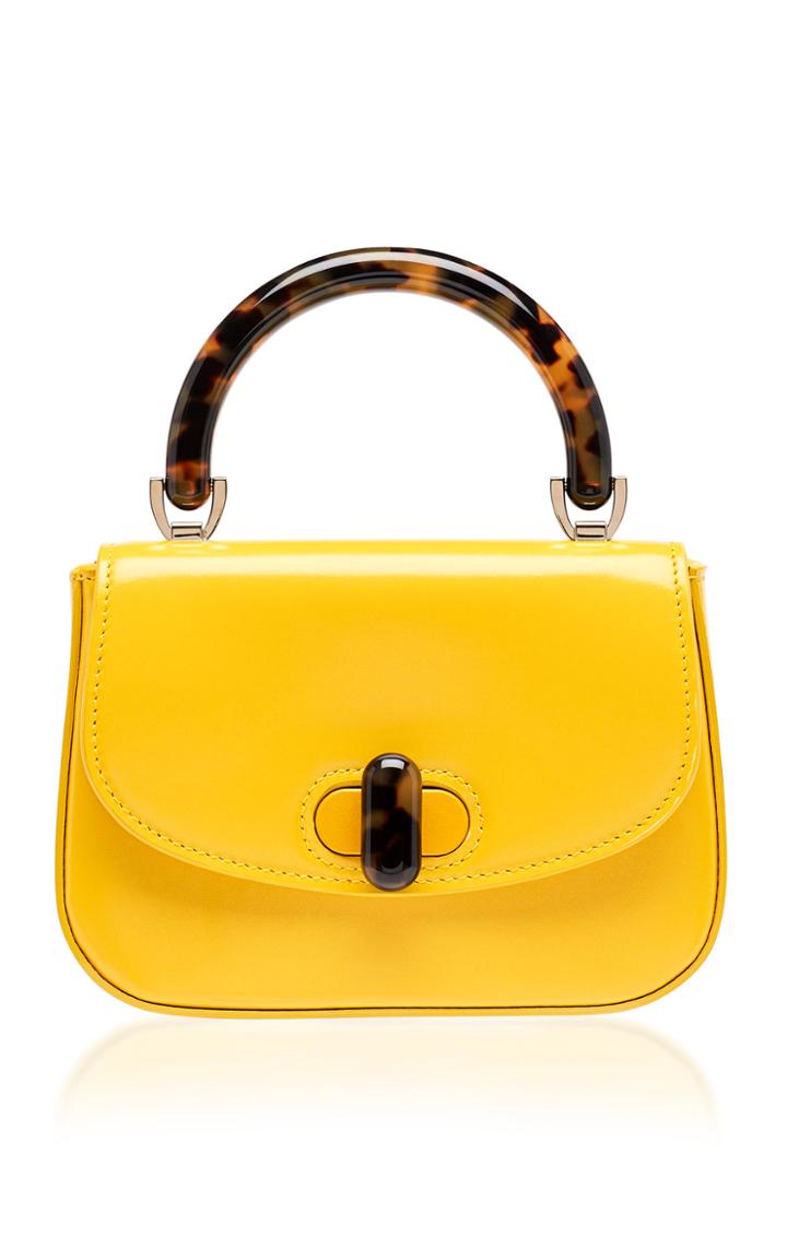 Edie Parker Mini Top Handle Crossbody In Box Calf