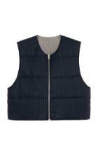 Moda Operandi Alfie Cropped Reversible Wool Vest - M'o Exclusive