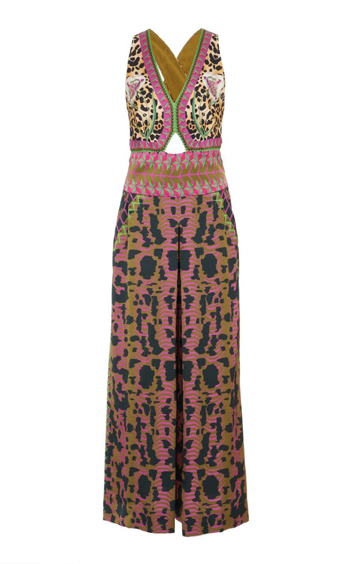 Temperley London Odyssey Wide Leg Jumpsuit Size: 8