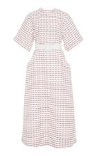 Bouguessa Textured A-line Midi Dress